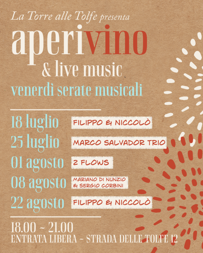 Aperivino Aperitivo Event July August